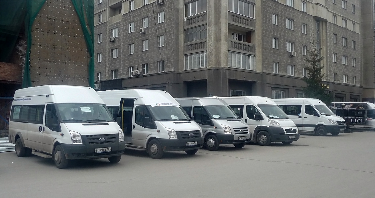 Novosibirsk region, Nizhegorodets-222709  (Ford Transit) # В 549 ХУ 154; Novosibirsk region — Miscellaneous photos