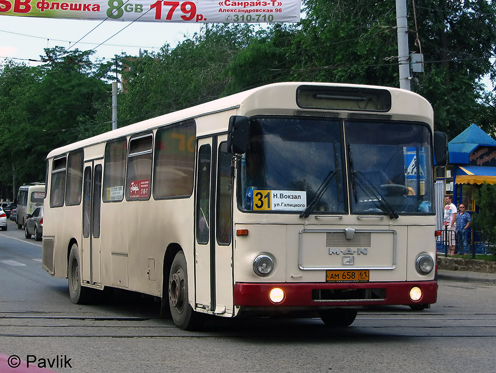 Ростовская область, MAN 193 SÜ240 № АМ 658 61