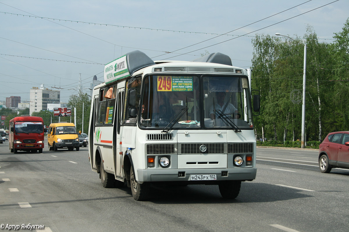 Bashkortostan, PAZ-32054 Nr. Н 243 РХ 102