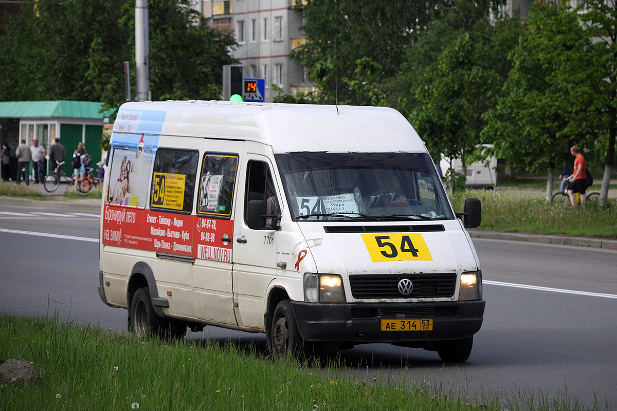 Новгородская область, Volkswagen LT46 № 7701