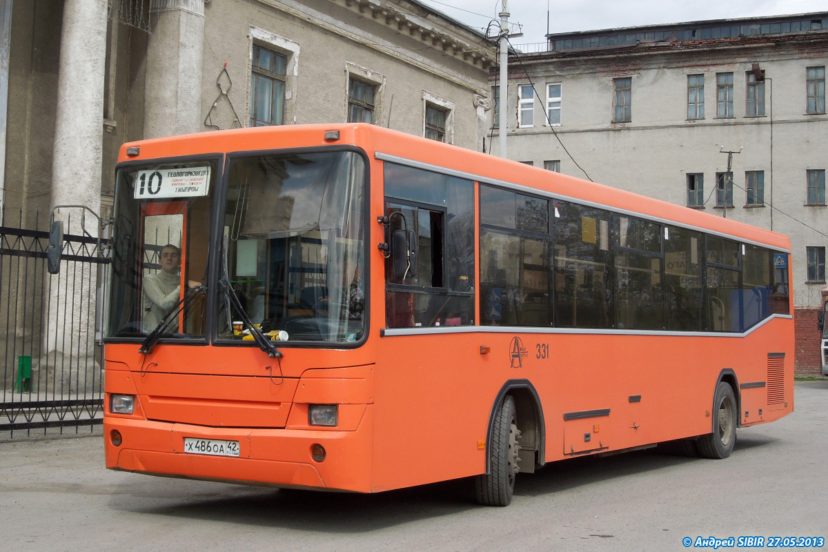 Kemerovo region - Kuzbass, NefAZ-5299 Nr. 331