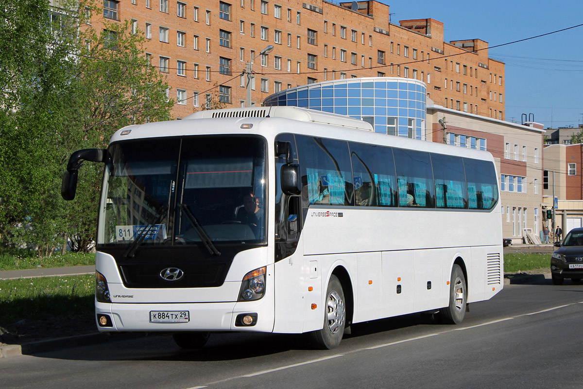 Архангельская область, Hyundai Universe Space Luxury № К 884 ТХ 29