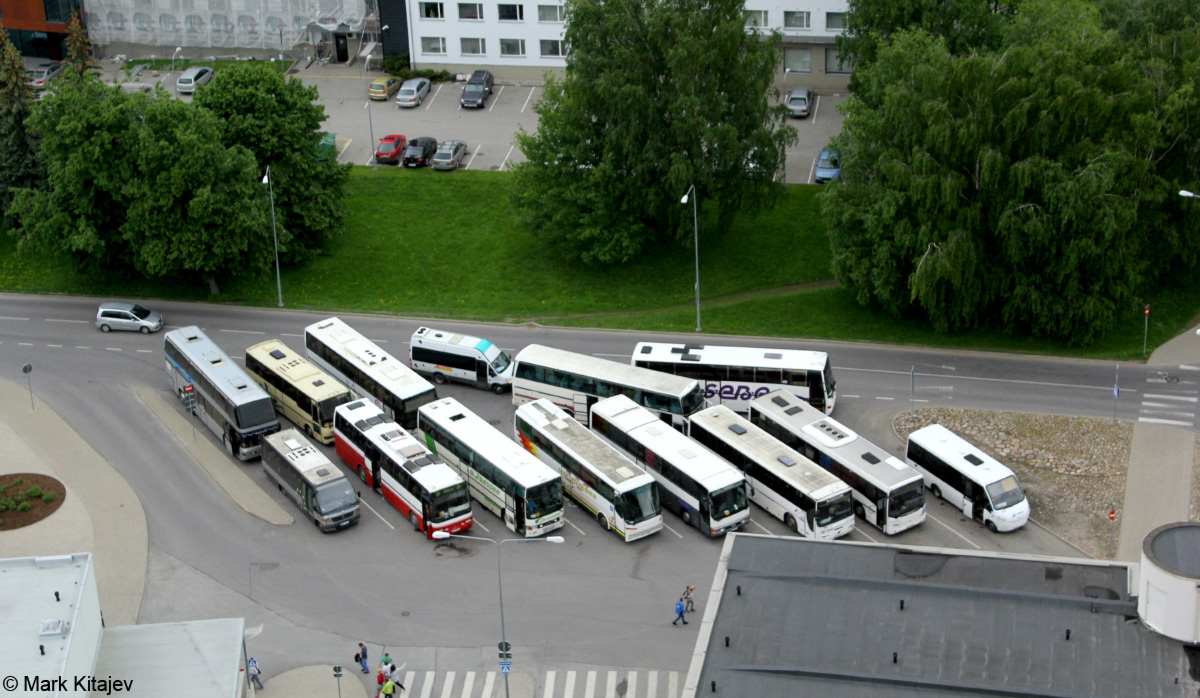Estija — Tartumaa — Bus stations, last stops, sites, parks, various
