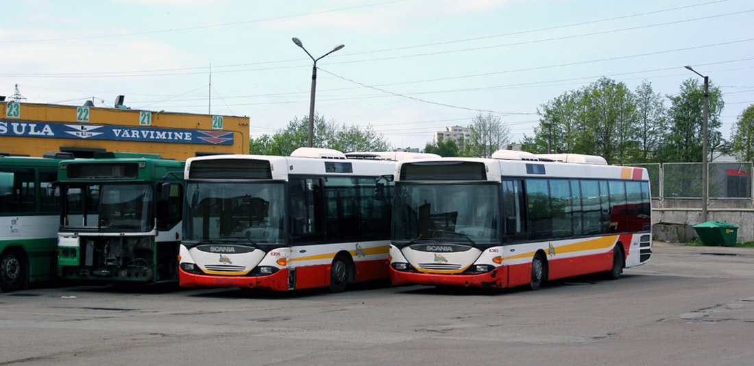 Швеция, Scania OmniLink I № 6393; Швеция, Scania OmniLink I № 6395; Эстония — Новые автобусы