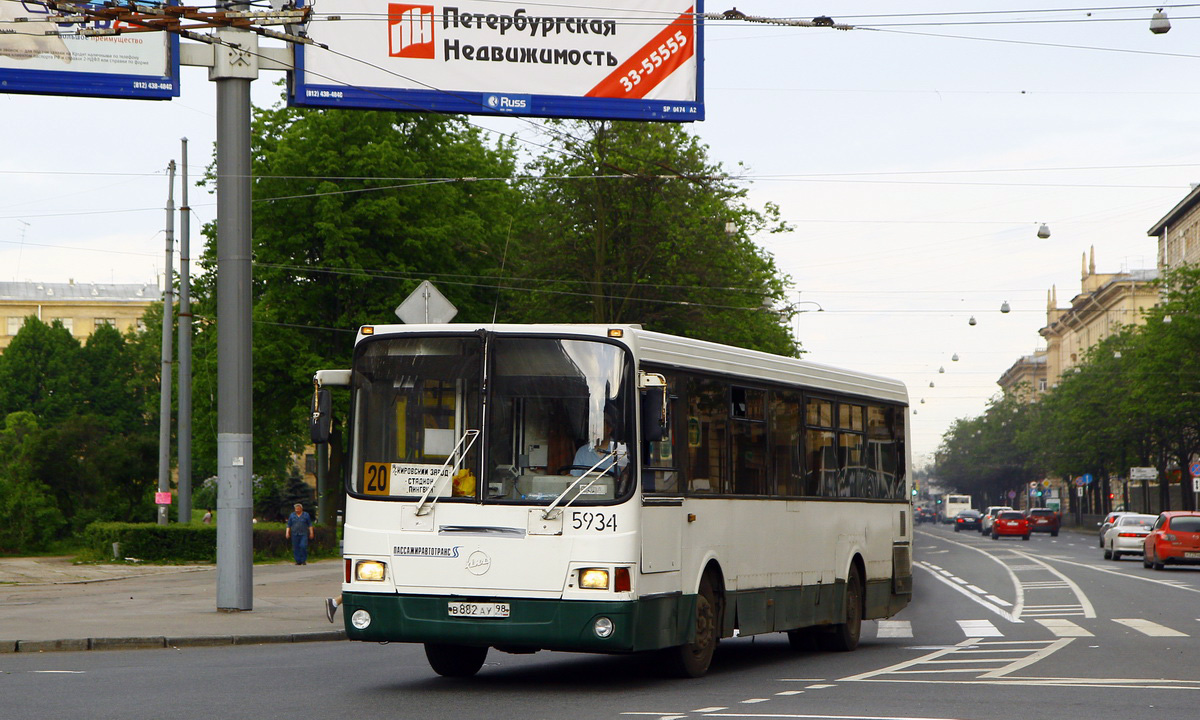 Санкт-Петербург, ЛиАЗ-5256.25 № 5934