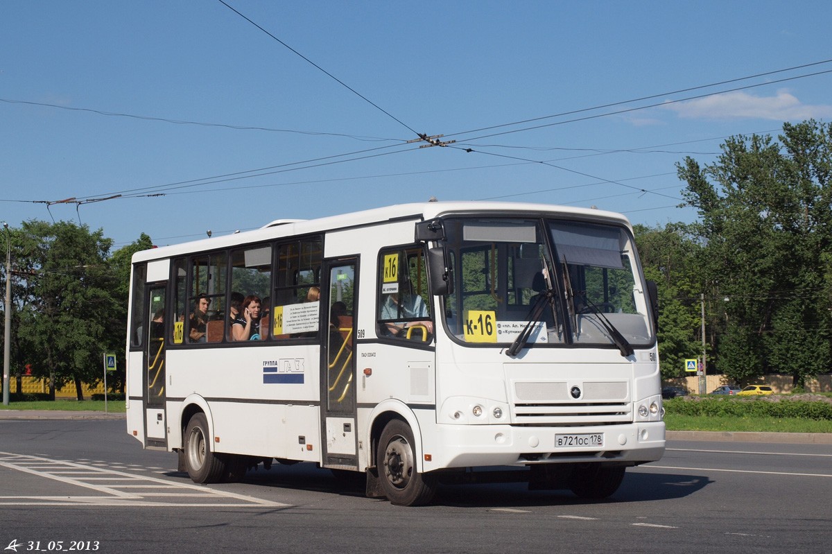 Санкт-Петербург, ПАЗ-320412-04 № 509