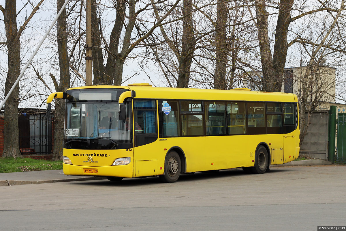 Санкт-Петербург, Golden Dragon XML6112UE № АХ 325 78