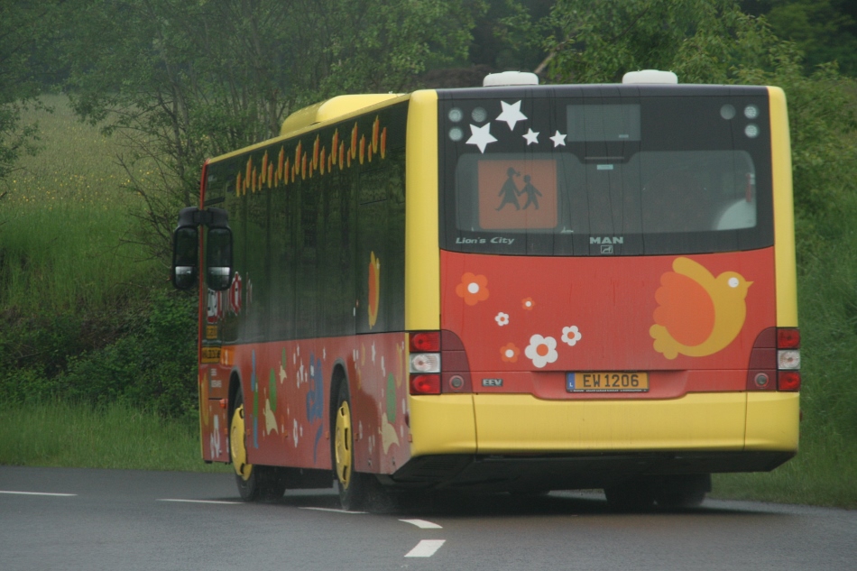 Люксембург, MAN A20 Lion's City Ü NÜ283 № EW 1206