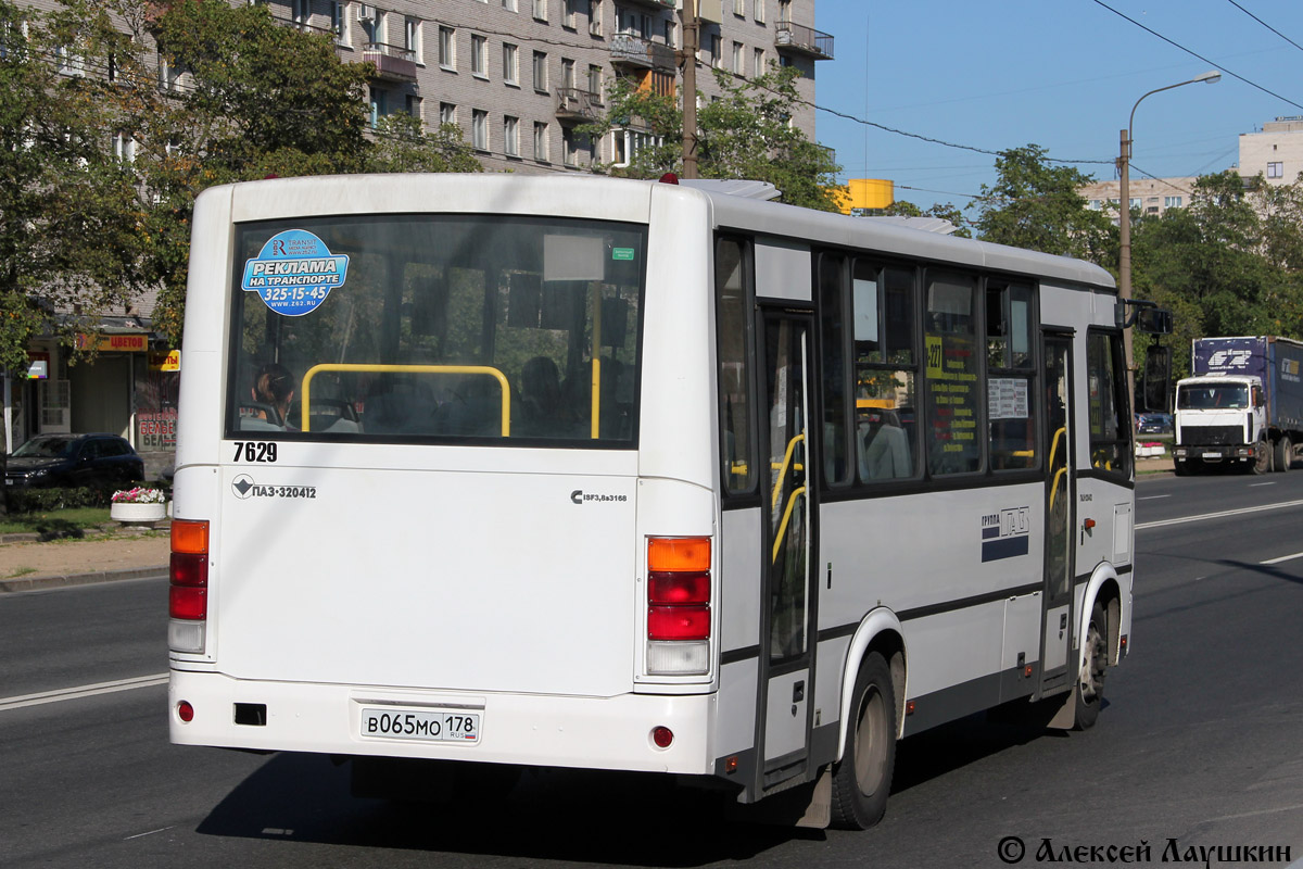 Санкт-Петербург, ПАЗ-320412-05 № 7629