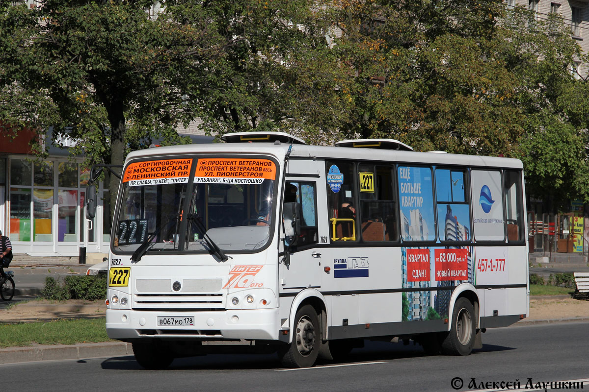 Санкт-Петербург, ПАЗ-320412-05 № 7627