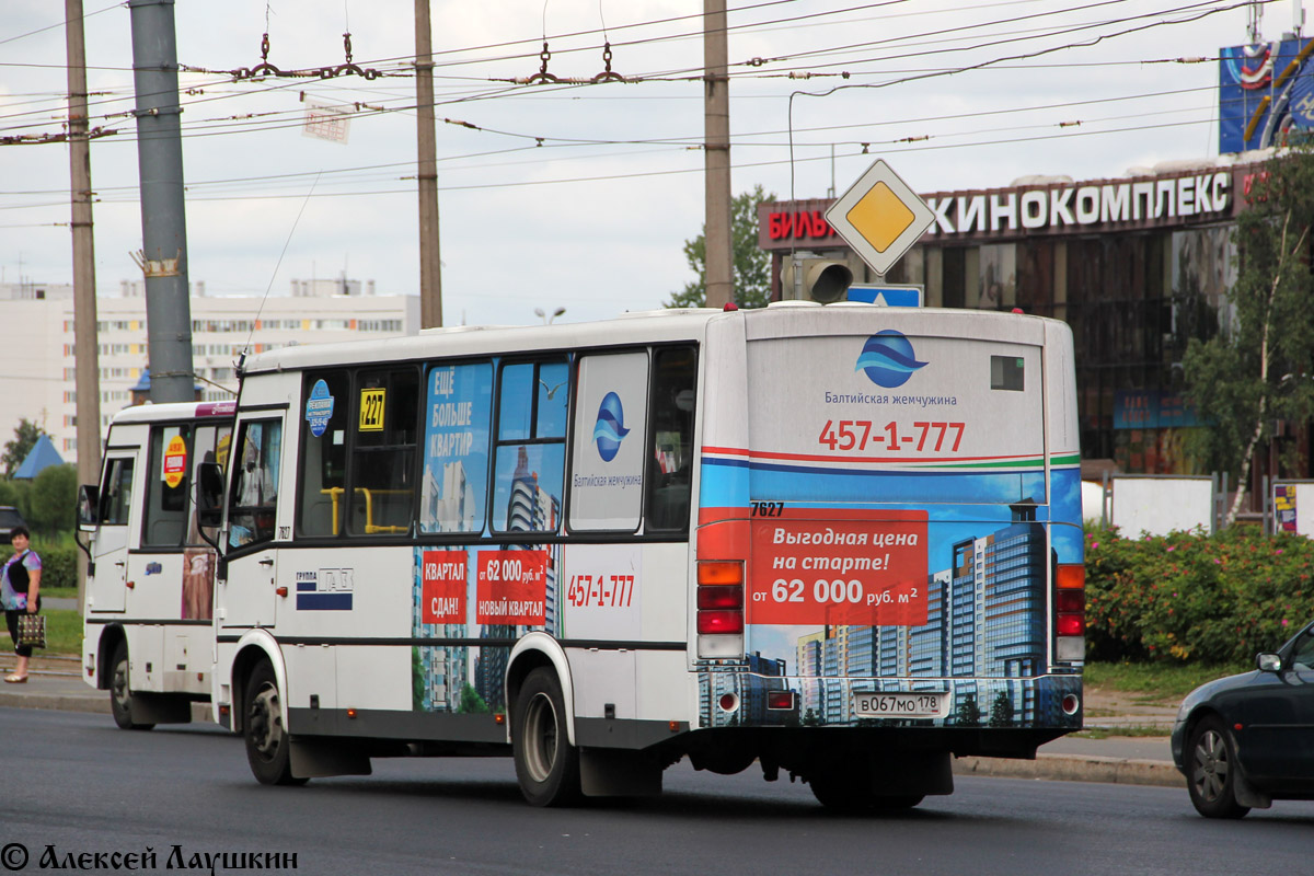 Санкт-Петербург, ПАЗ-320412-05 № 7627