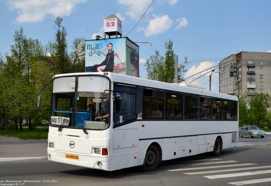 Нижегородская область, ЛиАЗ-5256.34 (ГолАЗ) № АТ 870 52