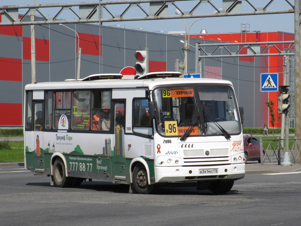 Санкт-Петербург, ПАЗ-320412-05 № 7696