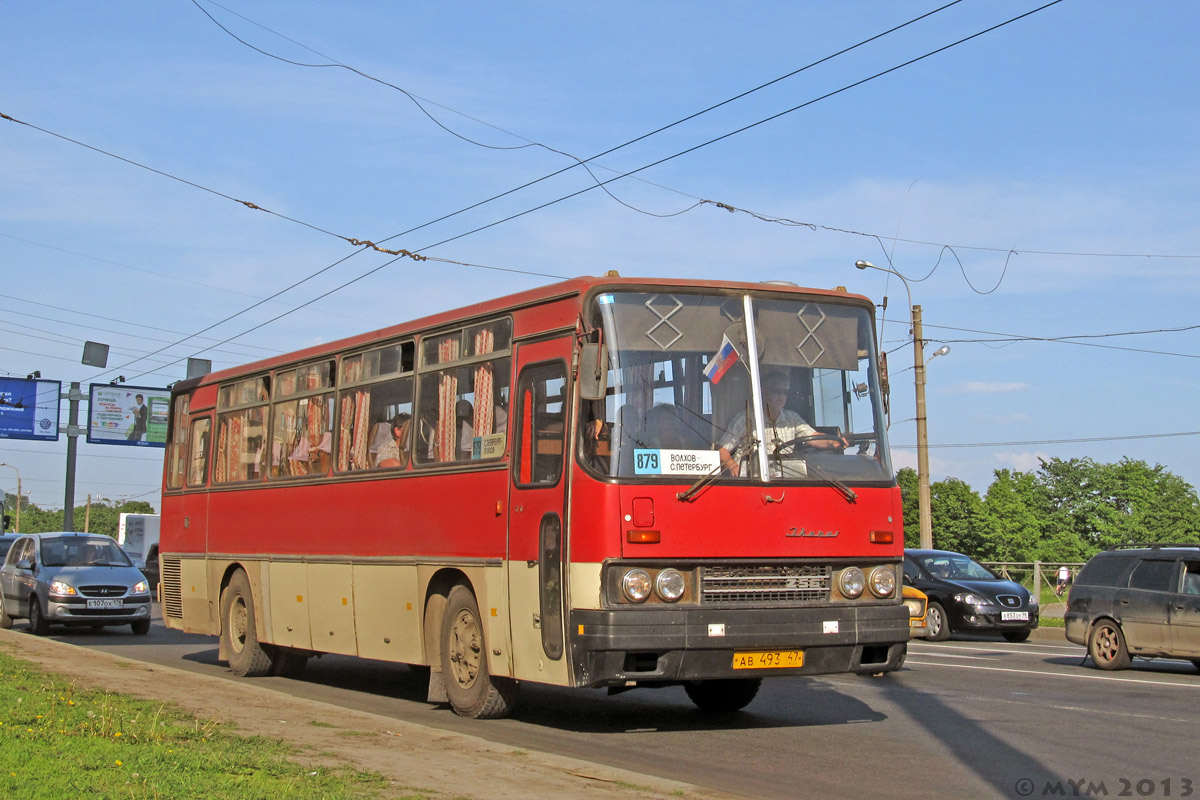 Ленинградская область, Ikarus 256.74 № АВ 493 47