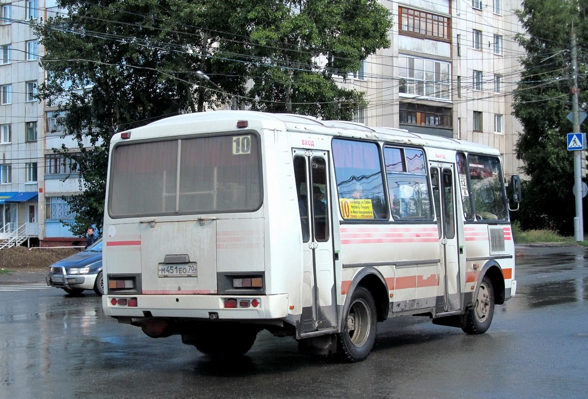 Томская область, ПАЗ-32051-110 № М 451 ЕО 70