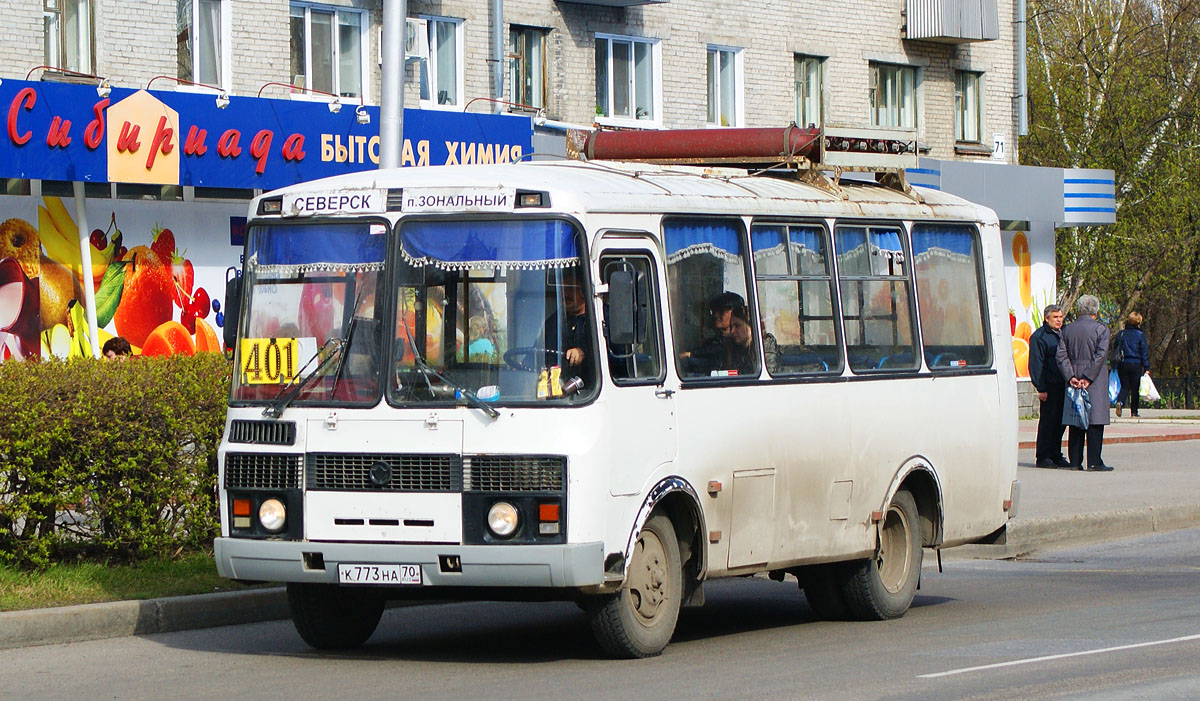 Томская область, ПАЗ-32054 № К 773 НА 70