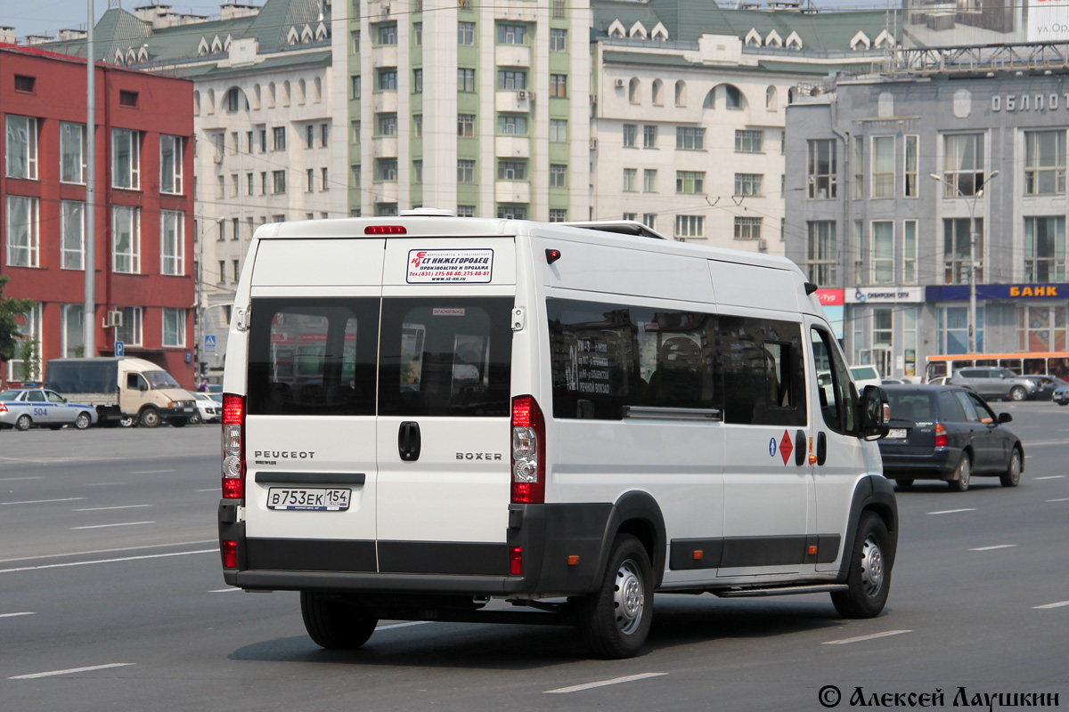 Новосибирская область, Нижегородец-2227SK (Peugeot Boxer) № В 753 ЕК 154