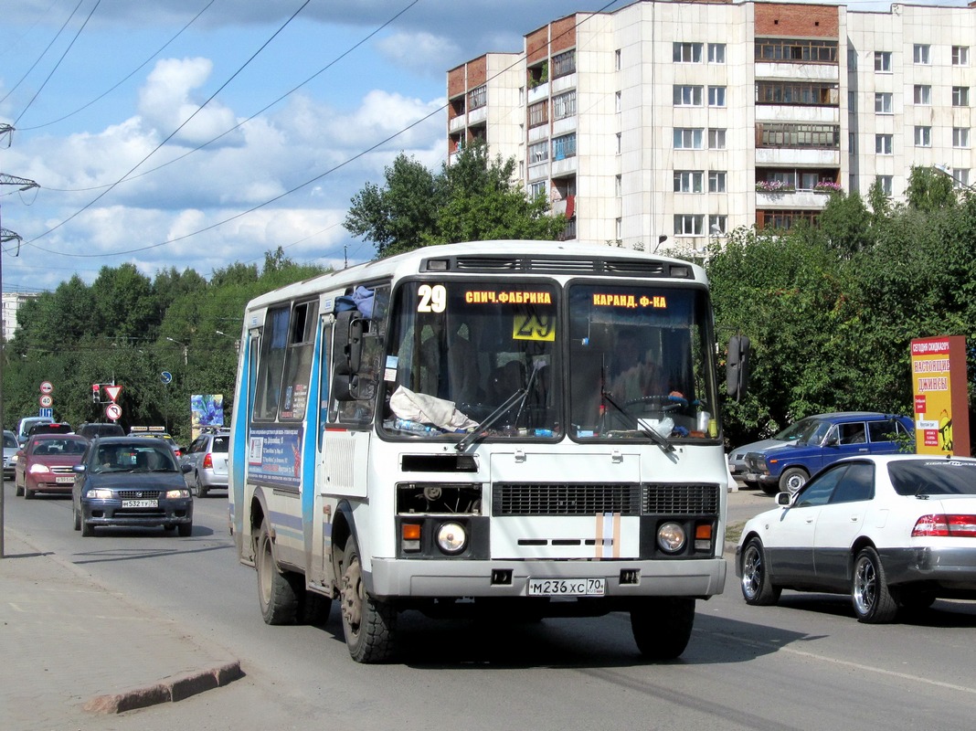 Tomská oblast, PAZ-32054 č. М 236 ХС 70