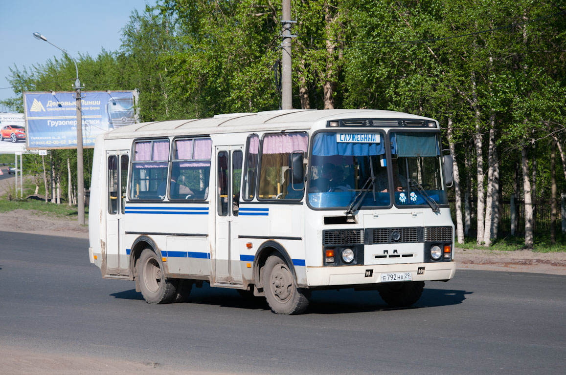 Архангельская область, ПАЗ-32054 № Е 792 НА 29