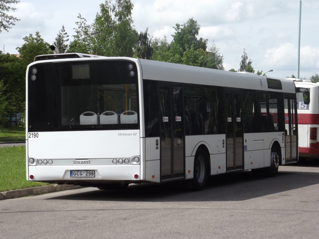 Литва, Solaris Urbino III 12 hybrid № 2190