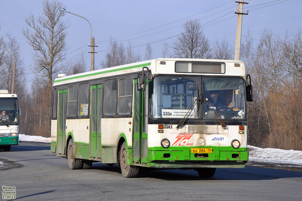 Санкт-Петербург, ЛиАЗ-5256.25 № 3343