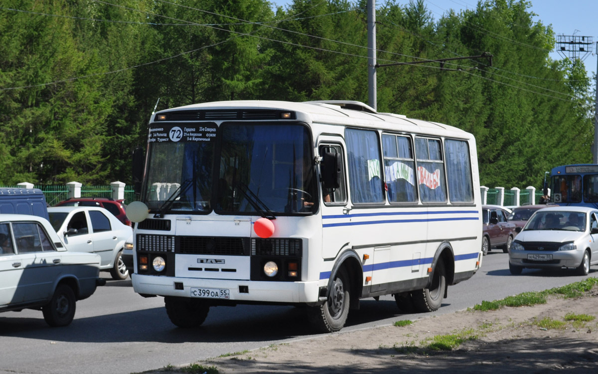 Omsk region, PAZ-32051-110 č. С 399 ОА 55