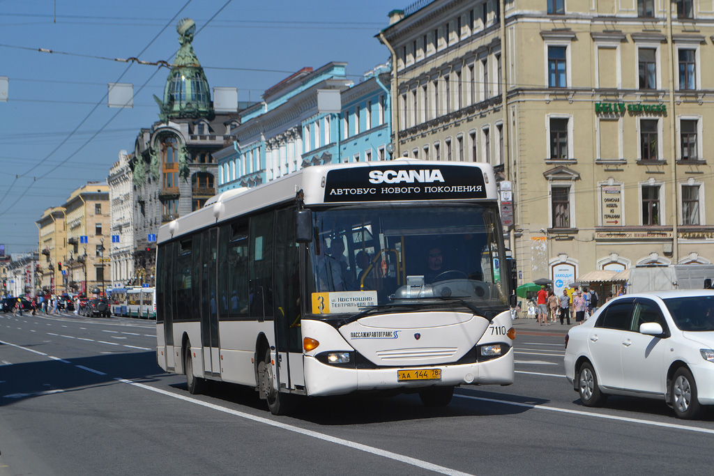 Санкт-Пецярбург, Scania OmniLink I (Скания-Питер) № 7110