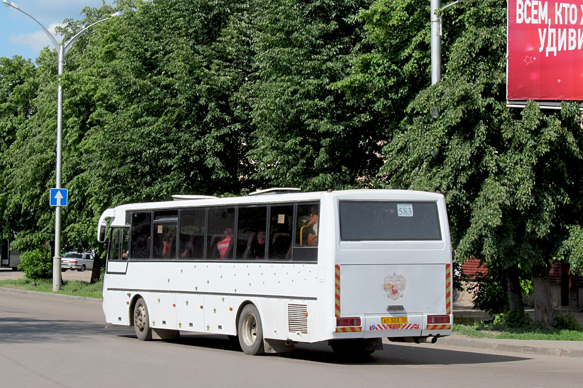 Пензенская область, КАвЗ-4238-00 № АТ 503 58