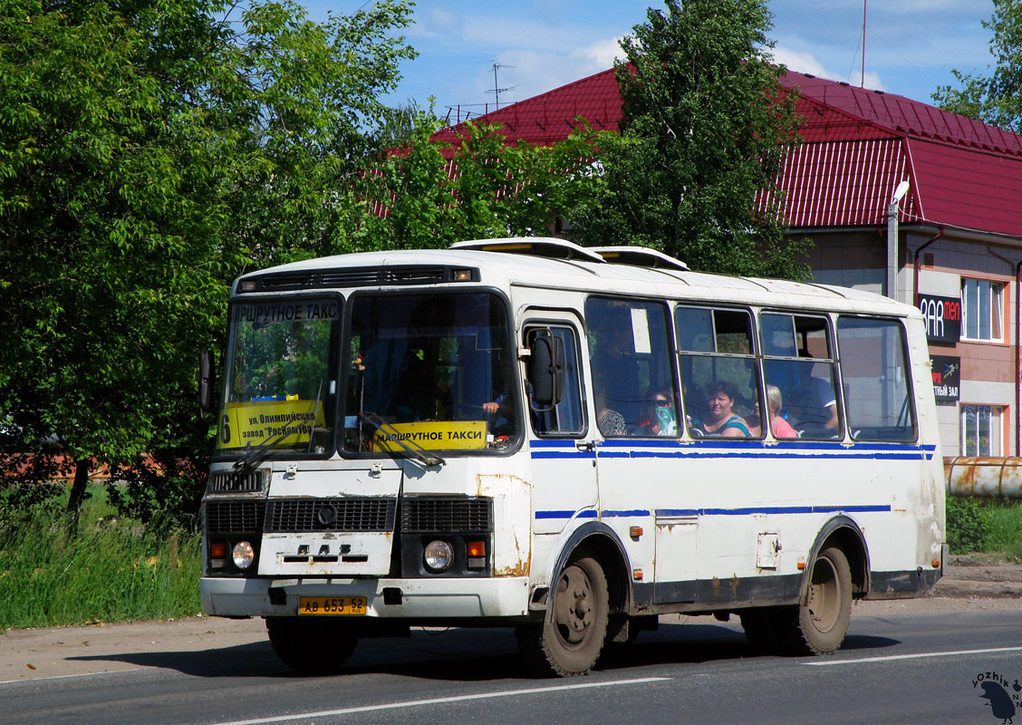 Нижегородская область, ПАЗ-32054 № АВ 653 52