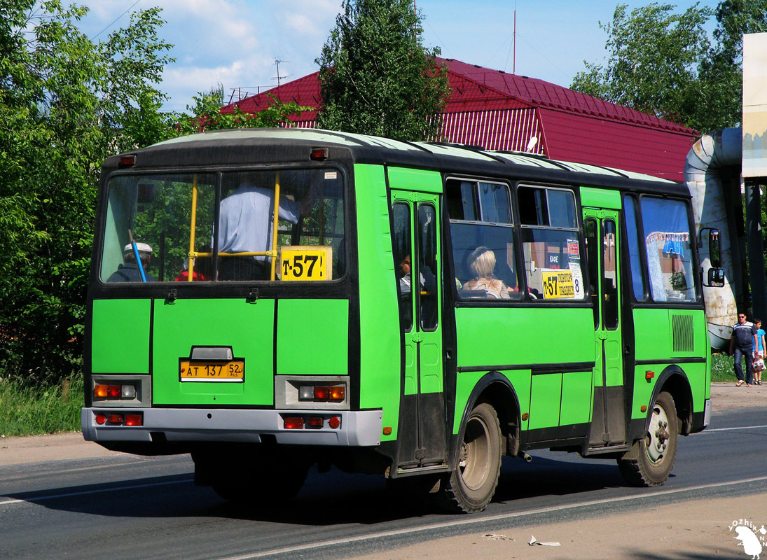 Нижегородская область, ПАЗ-32054-110-07 № АТ 137 52