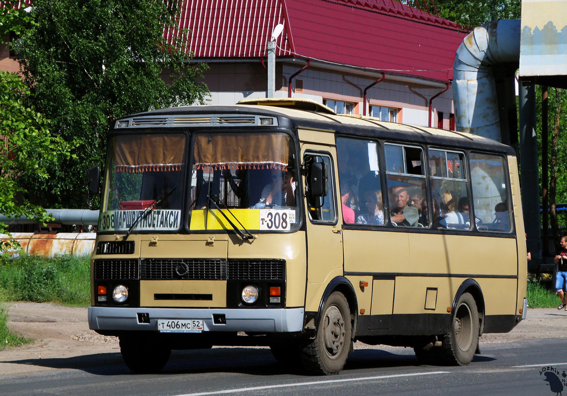 Нижегородская область, ПАЗ-32054 № Т 406 МС 52