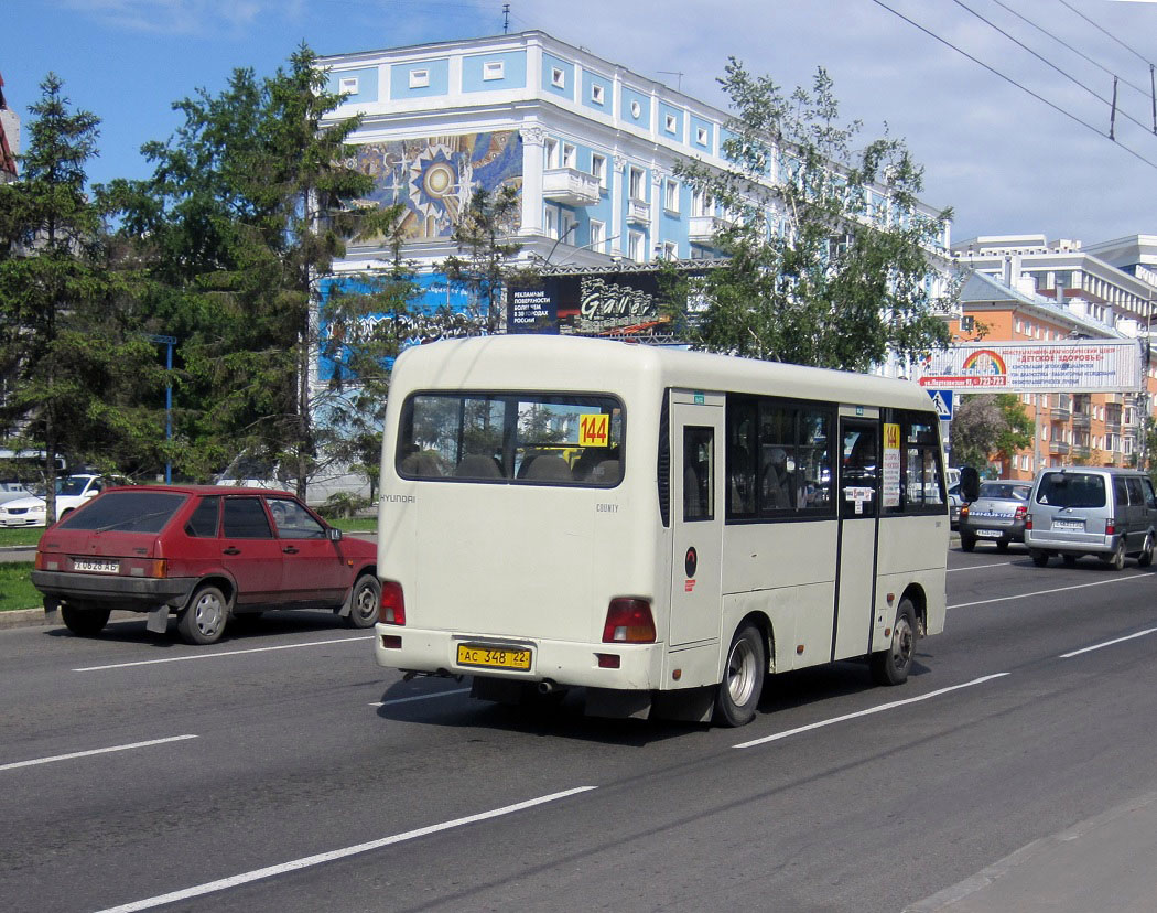 Алтайский край, Hyundai County SWB (РЗГА) № АС 348 22