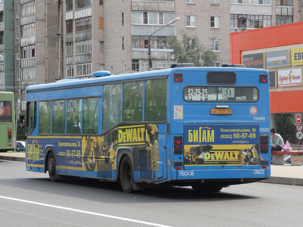 Вологодская область, Scania CN113CLL MaxCi № АК 025 35