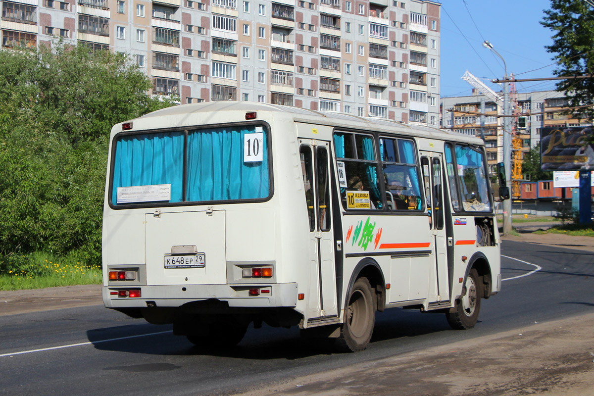 Архангельская область, ПАЗ-32054 № К 648 ЕР 29