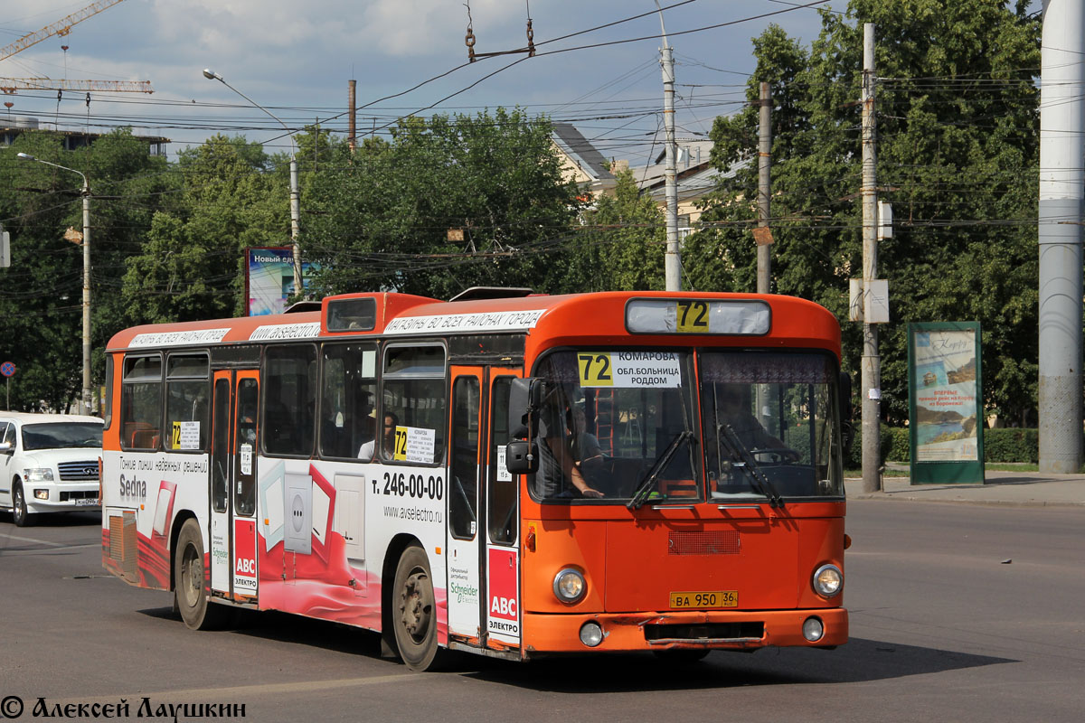 Воронежская область, MAN 192 SL200 № ВА 950 36