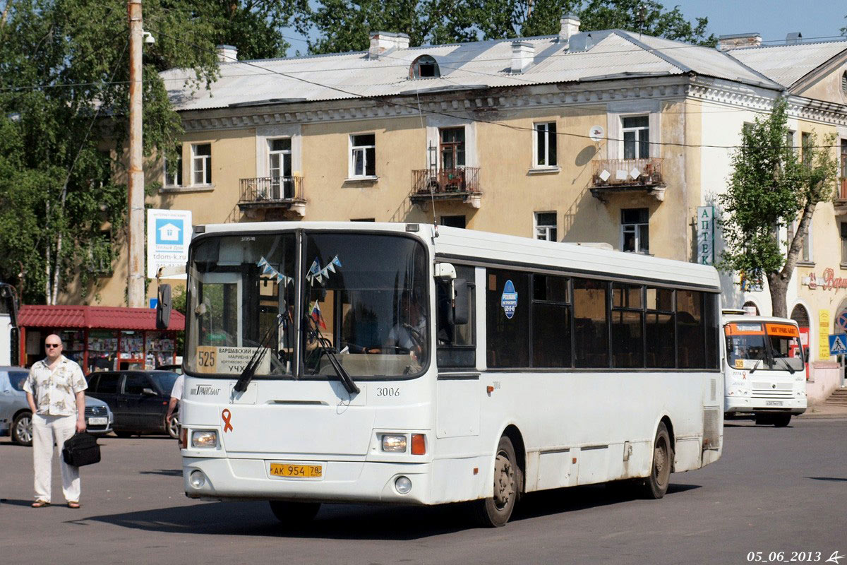 Ленинградская область, ЛиАЗ-5256.25 № 3006