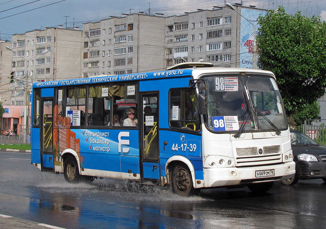 Ярославская область, ПАЗ-320412-03 № А 669 ОМ 76