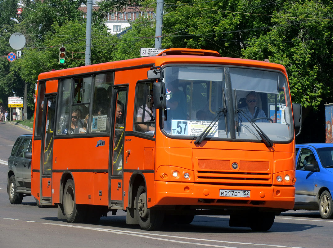 Нижегородская область, ПАЗ-320402-05 № М 017 ЕТ 152