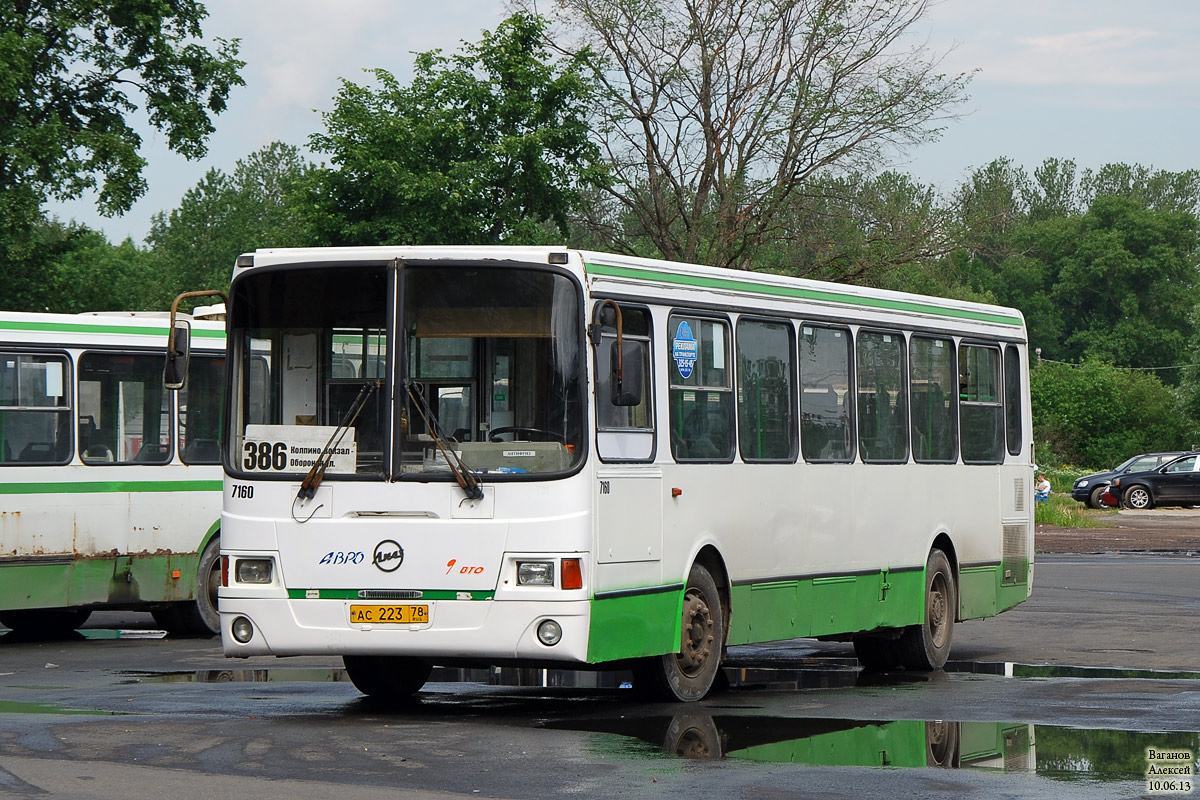 Sankt Petersburg, LiAZ-5256.26 Nr 7160