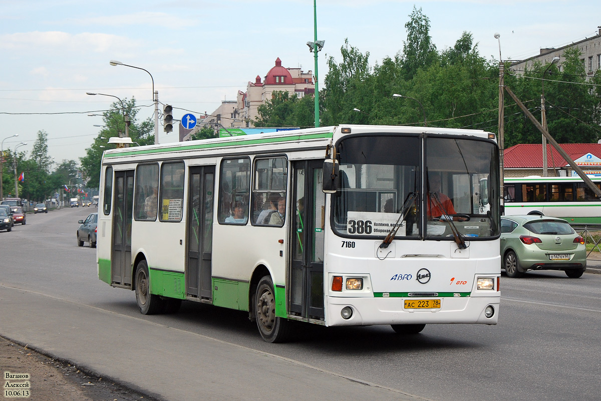 Санкт-Петербург, ЛиАЗ-5256.26 № 7160