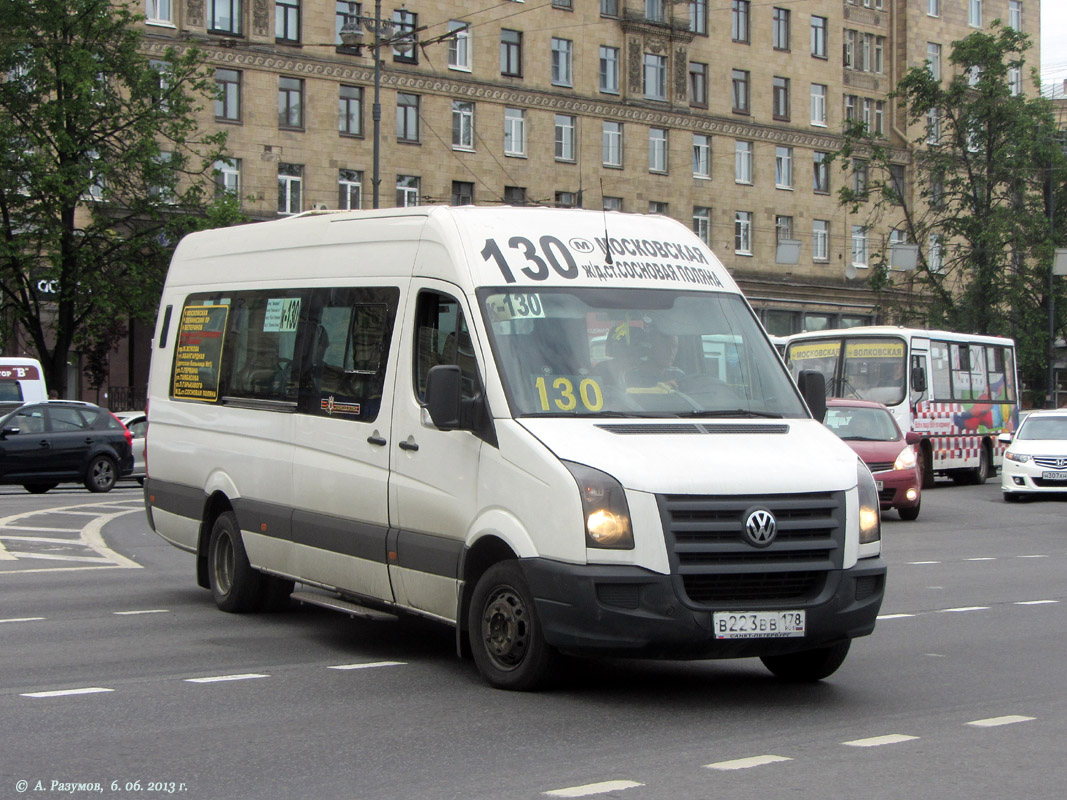 Санкт-Петербург, БТД-2219 (Volkswagen Crafter) № В 223 ВВ 178