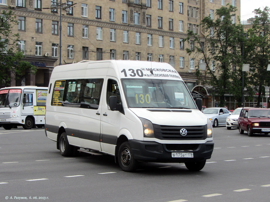 Санкт-Петербург, БТД-2219 (Volkswagen Crafter) № В 175 ВТ 178