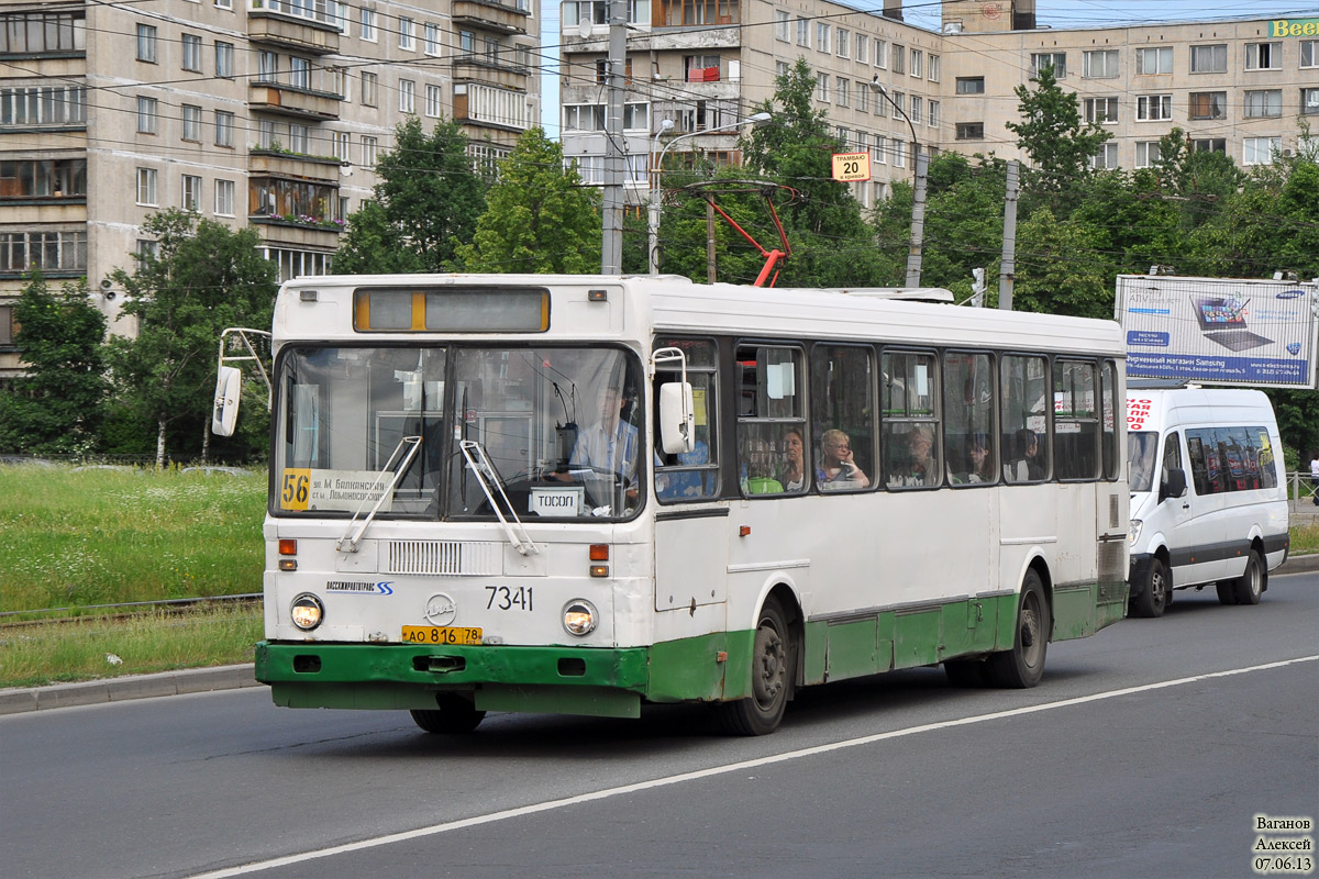 Санкт-Петербург, ЛиАЗ-5256.25 № 7341