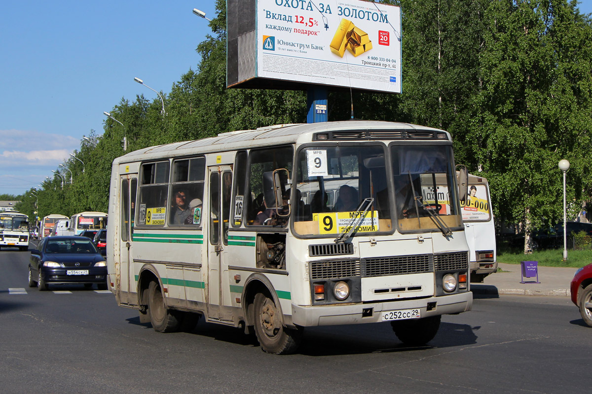 Архангельская область, ПАЗ-32054 № С 252 СС 29