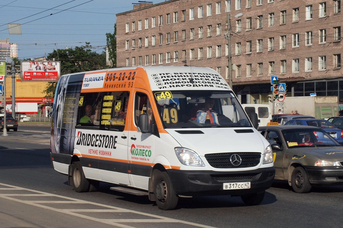 Санкт-Петербург, Луидор-22360C (MB Sprinter) № В 317 СС 47