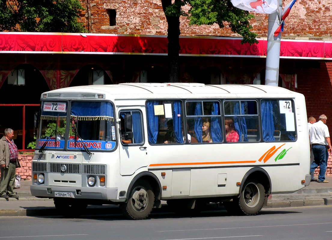 Ніжагародская вобласць, ПАЗ-32054 № М 184 ВМ 152