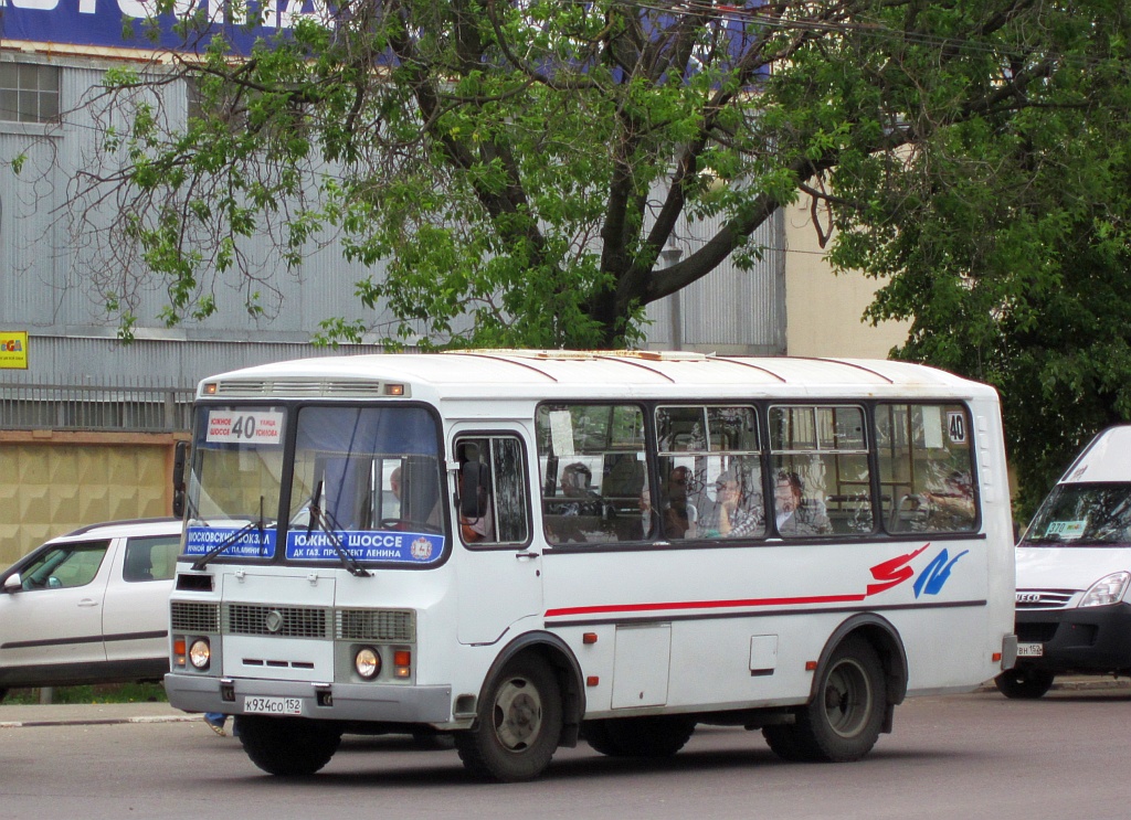 Ніжагародская вобласць, ПАЗ-32054 № К 934 СО 152