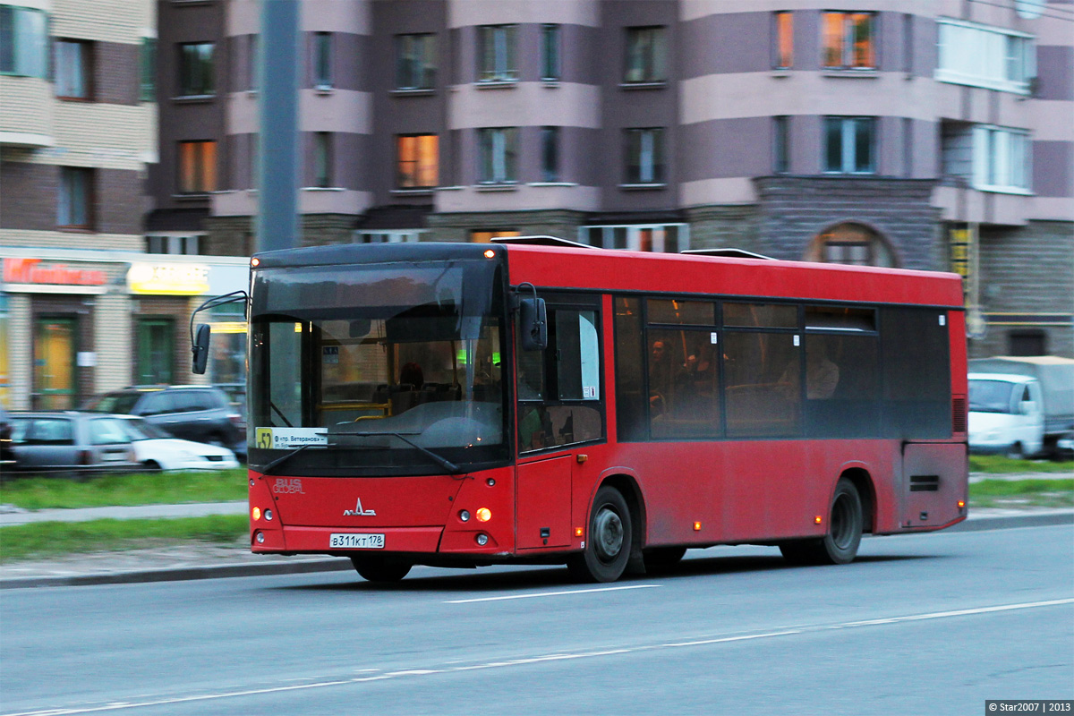 Санкт-Петербург, МАЗ-206.067 № В 311 КТ 178