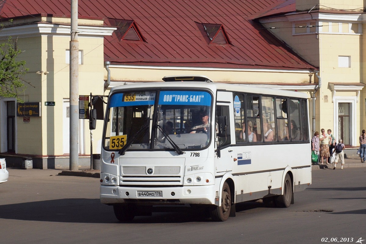 Ленинградская область, ПАЗ-320412-05 № 7798