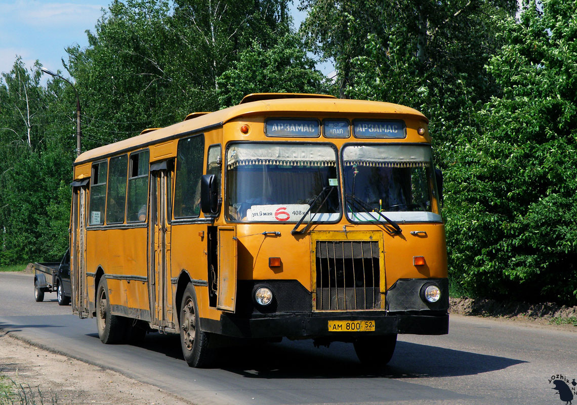 Нижегородская область, ЛиАЗ-677МБ № АМ 800 52